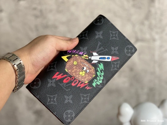 AAA Pruses Bags VUITTON LOUIS BRAZZA WALLET 0731